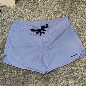 Patagonia Purple Athletic Shorts Lightweight Drawstring